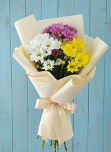 Букет цветов из:  Хризантемы в Ростошах