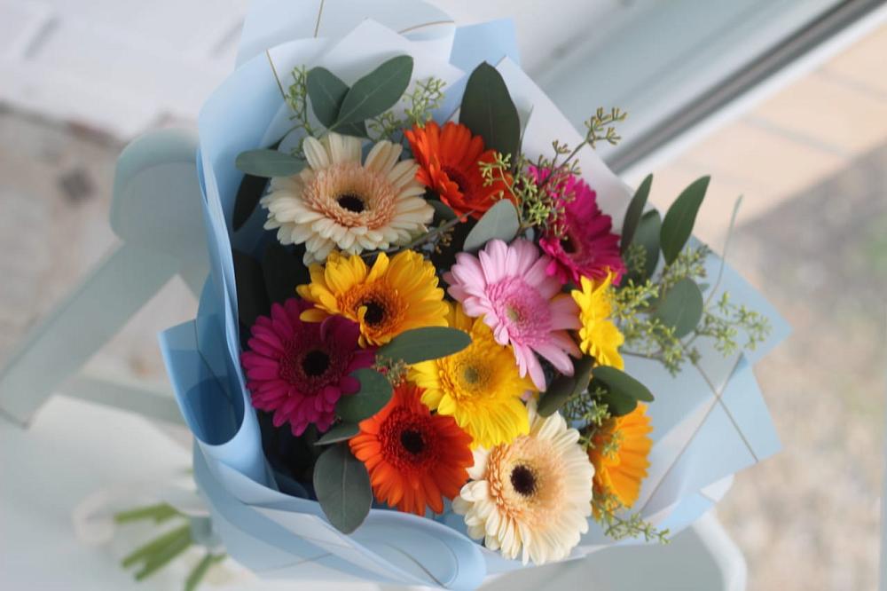 Букет цветов из: Герберы в Ростошах