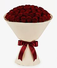Букет 101 Бордовая роза Блэк Бакарра в Ростошах