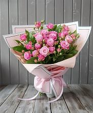 Букет Розовый кустик в Ростошах