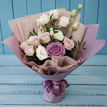 Букет цветов из:  Розы и Лизиантусы #REPLACE_PRED# Ростошах