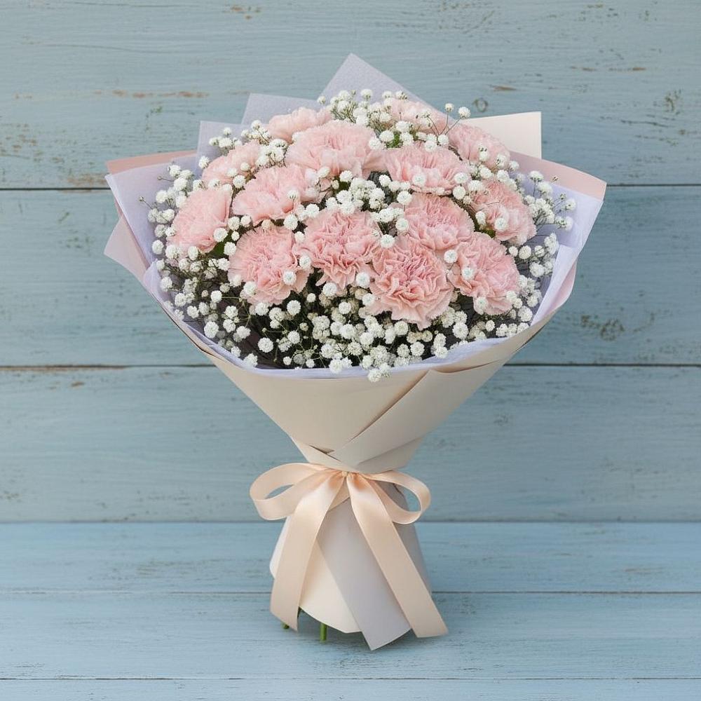 Букет цветов из: Гвоздики в Ростошах