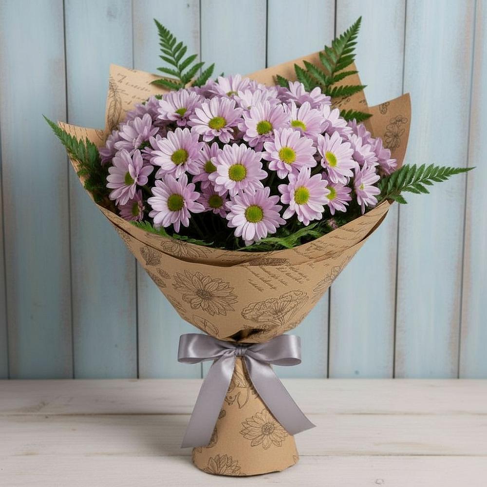 Букет цветов из: Хризантемы в Ростошах