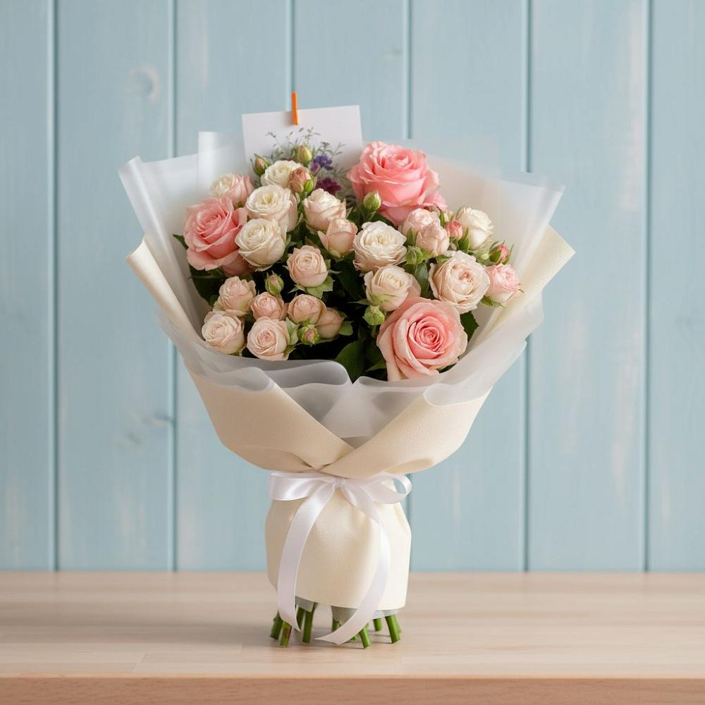 Букет цветов из: Розы в Ростошах