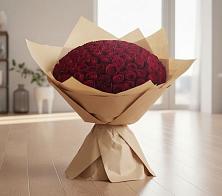 Букет 101 Красная роза в Ростошах