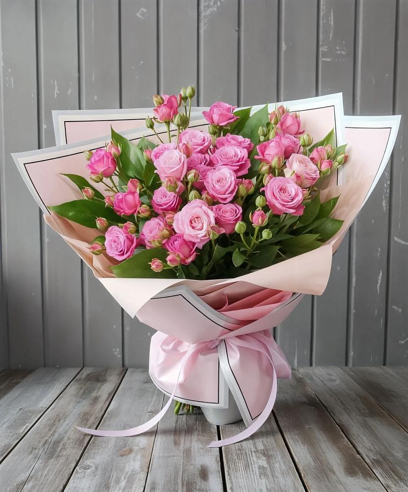 Букет Розовый кустик в Ростошах