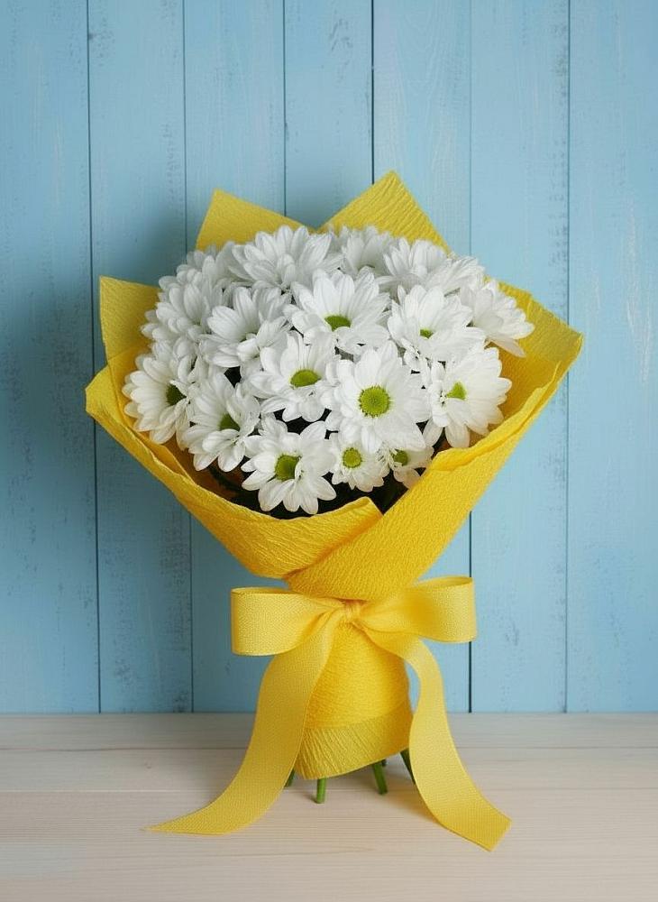 Букет цветов из: Хризантемы в Ростошах