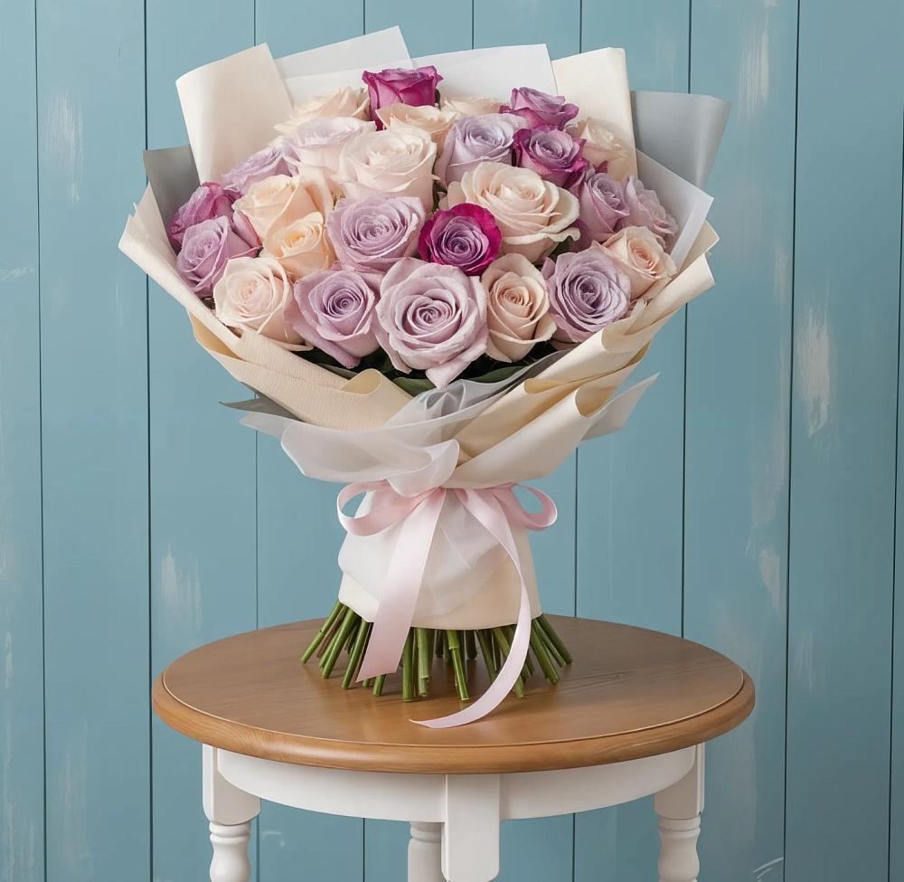 Букет цветов из: Розы в Ростошах