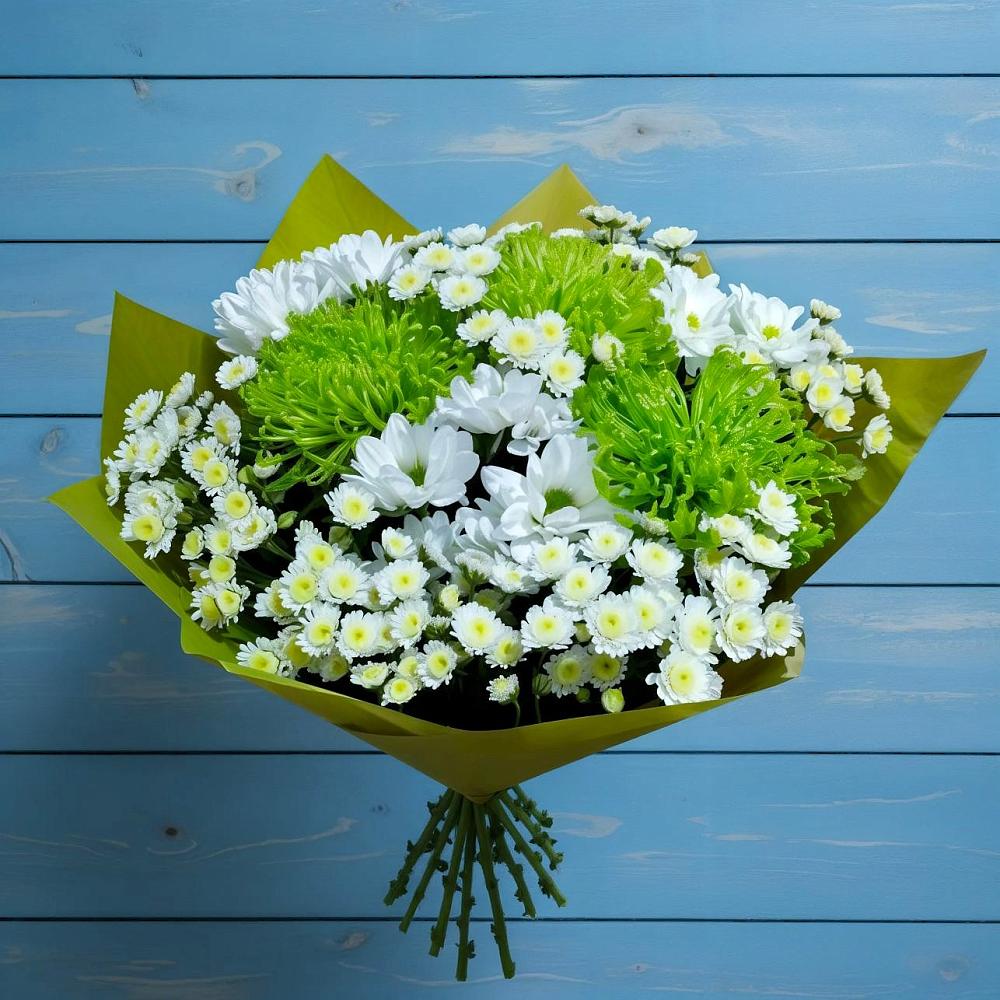 Букет цветов из: Хризантемы в Ростошах