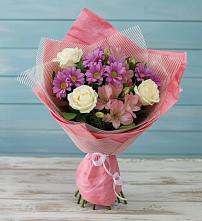 Букет цветов из:  Герберы в Ростошах