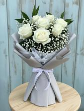 Букет цветов из:  Розы в Ростошах