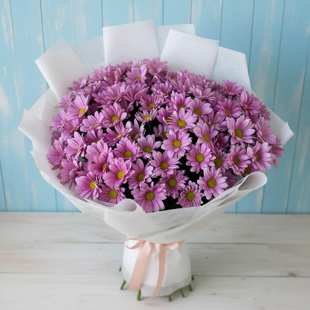 Букет цветов из: Хризантемы в Ростошах