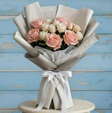 Букет цветов из:  Розы в Ростошах