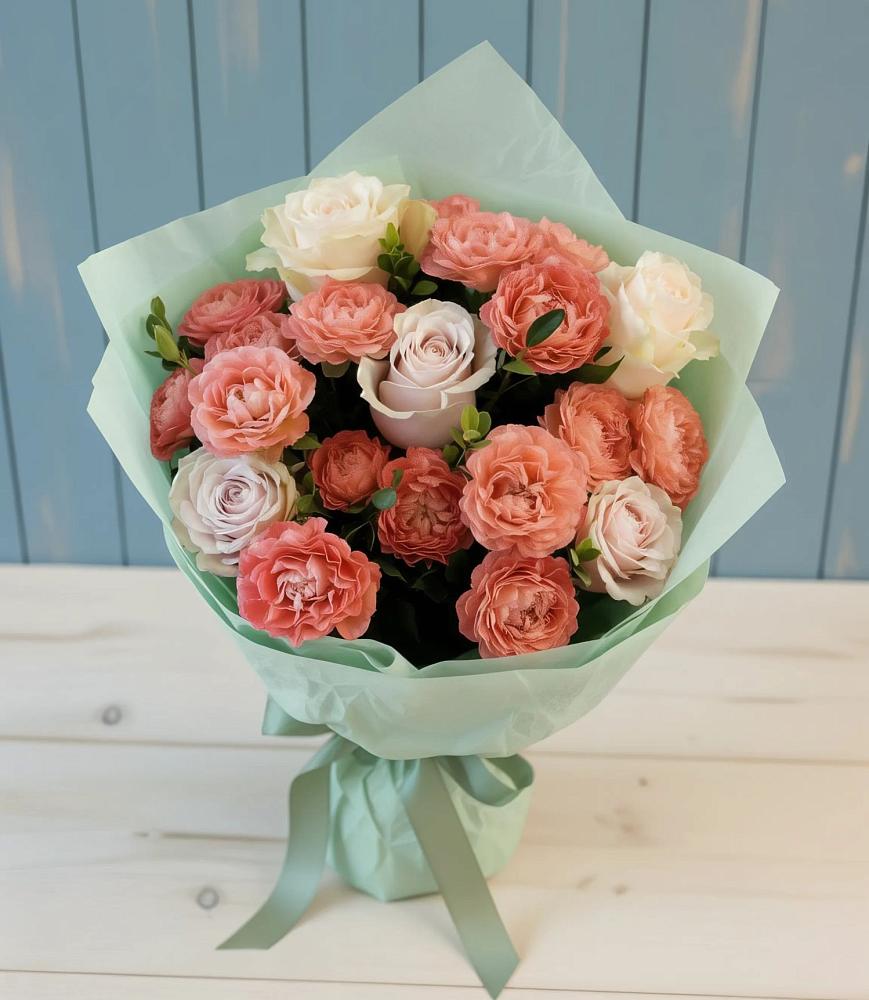 Букет цветов из: Розы в Ростошах
