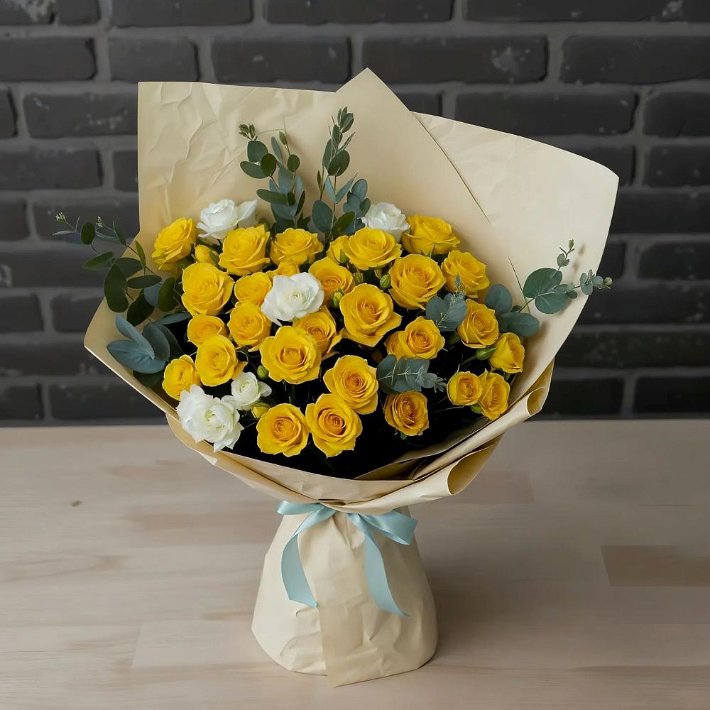 Букет цветов из: Розы в Ростошах