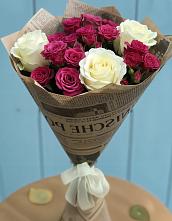 Букет цветов из:  Розы в Ростошах