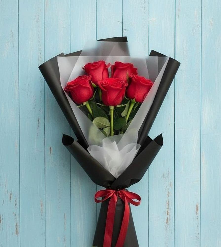 Букет цветов из: Розы в Ростошах